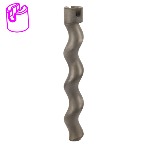 Rotor MIXER D8-1,5 HR mit Stift 25 x 25 x 40  D8-1,5 HR avec anti-rotation 25 x 25 x 40