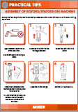 Correct assembly of rotors and stators on continuous plastering machines