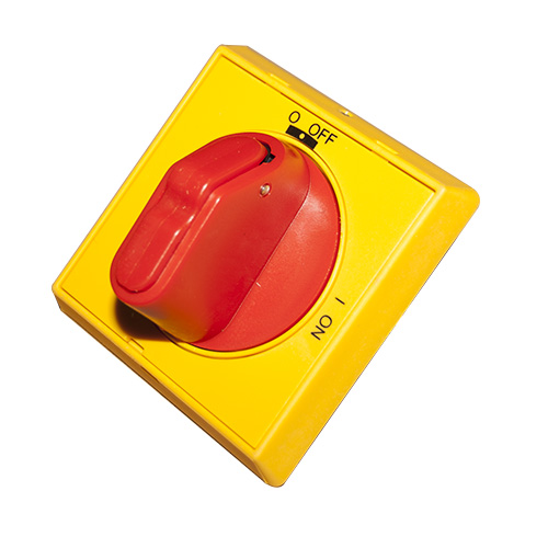 Manovra x ABB rossa/gialla IP64 MS1  ABB rouge / jaune IP64 MS1