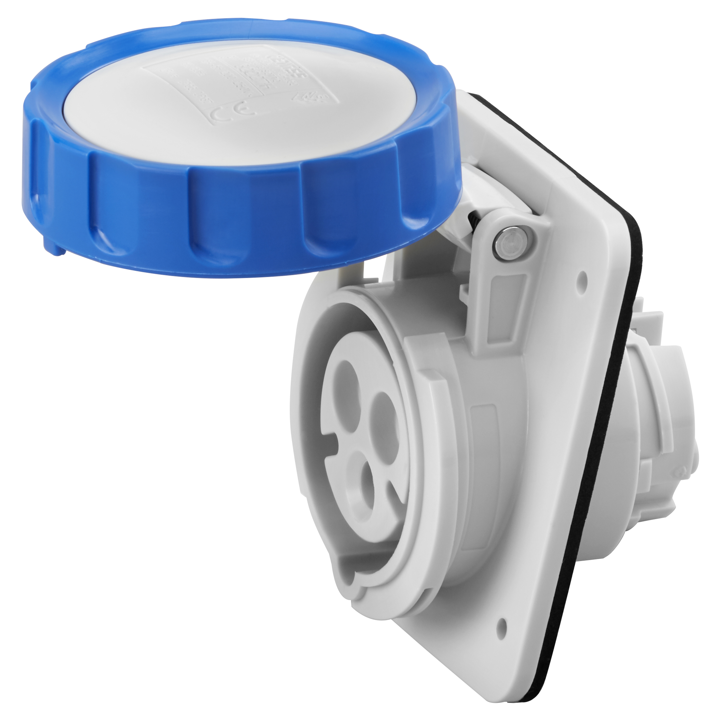 Presa inclinata 2 poli + T 16A GW62227 BLU  inclinée 2 pôles + T 16A GW62227 BLU