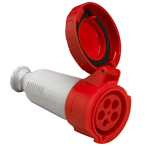 Presa volante 3poli+neutro+terra 32A GW 62042  volante 3 pôles + neutre + terre 32A