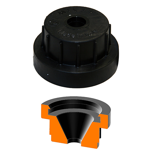 Conical Ø16 mm nozzle 70 Shore  mm conique 70 Shore