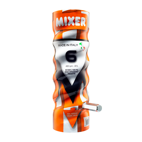 Statore MIXER 6 booster con naso - D6-3  6 booster avec anti-rotation - D6-3