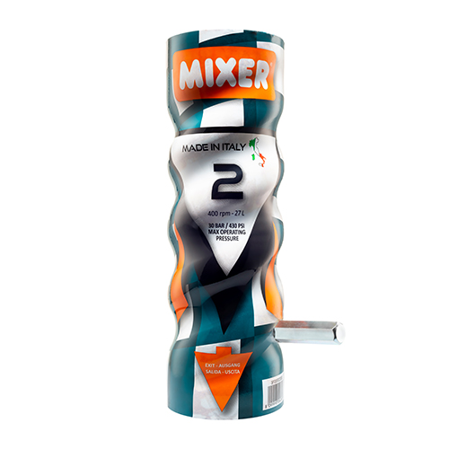Statore MIXER 2 booster con naso - D7-2,5  2 booster avec anti-rotation - D7-2,5