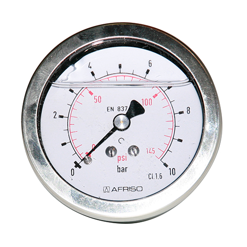Axial manometer 0-10 bar  0-10 bar