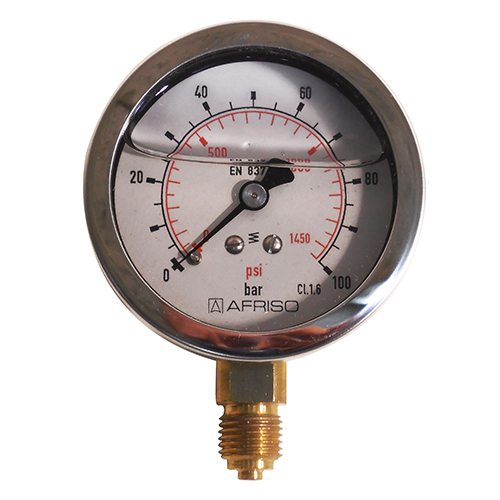 Radial manometer 0-100 bar  0-100 bar