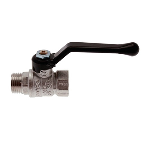 Rubinetto a sfera MF 1/2 leva nera  MF 1/2 levier noir
