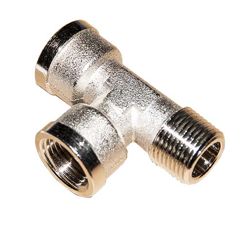 Raccordo a T MFF acciaio 3/8  T MFF acier 3/8