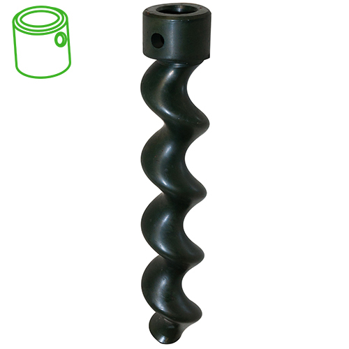 Rotore MIXER VIPER SX corto testa con foro  VIPER SX court tête percée