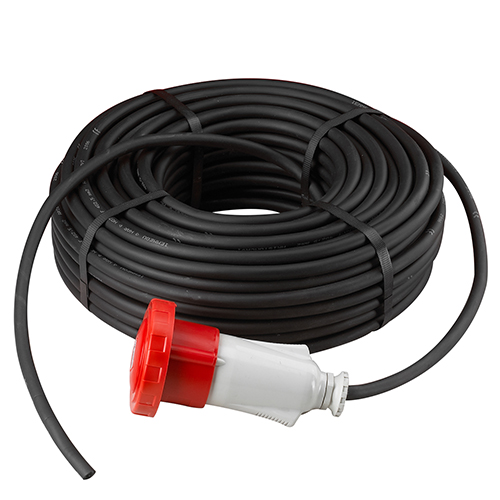 Cavo neoprene 4X2,5 ML 25 con presa  25 ML néoprène 4X2,5  avec prise