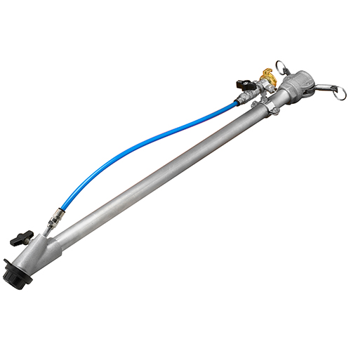 Lancia Mixer tubo alluminio L= 717 completa  complète, tube alu L=717