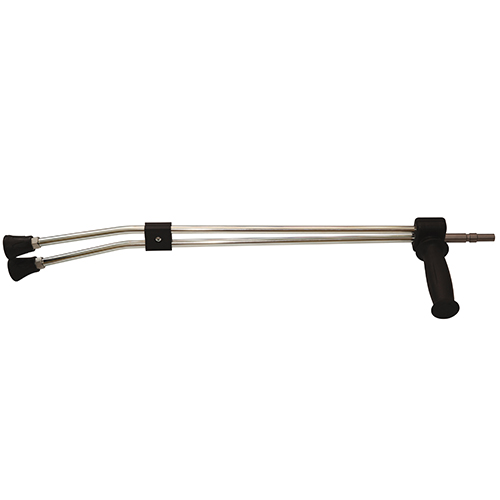 Tubo lancia doppio a gomito 600 mm attacco KW  double coudé 600 mm coupleur KW