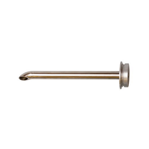 90° nozzle Ø18 x 190 mm for insufflation lance  ø 1,8 x Lg. 19 cm lance à insuffler
