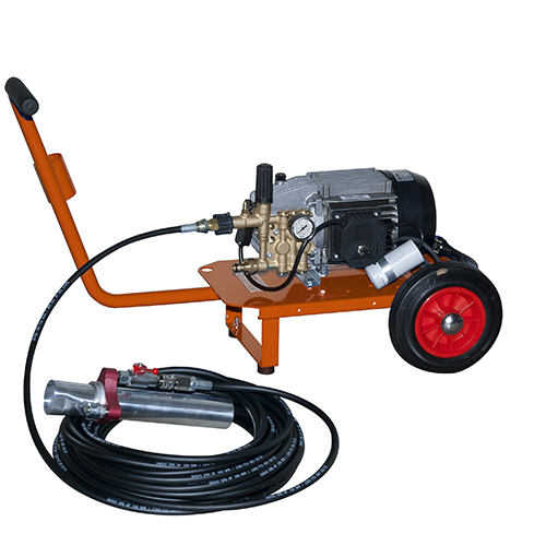 Flocking kit, pump, hose, lance and nozzles  pompe, tuyau, lance & buses