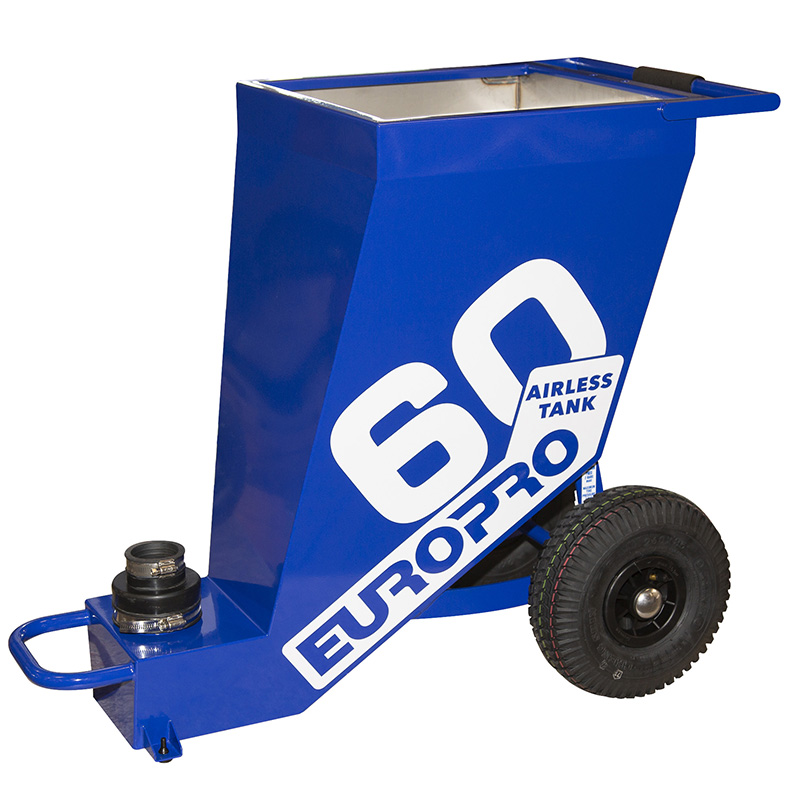 Serbatoio acciaio inox 60L carrello Airless EUROSPRAY  60 L chariot Airless EUROSPRAY