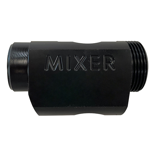 Corpo lancia in abs nero Incisione MIXER  lance abs noir gravé MIXER